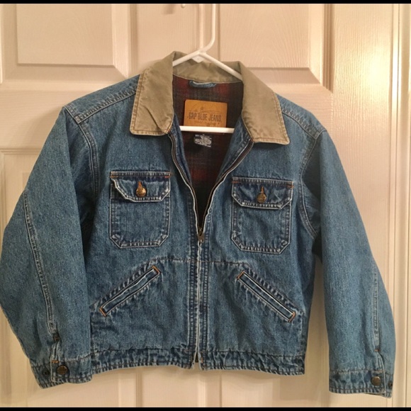 gap fleece lined denim jacket